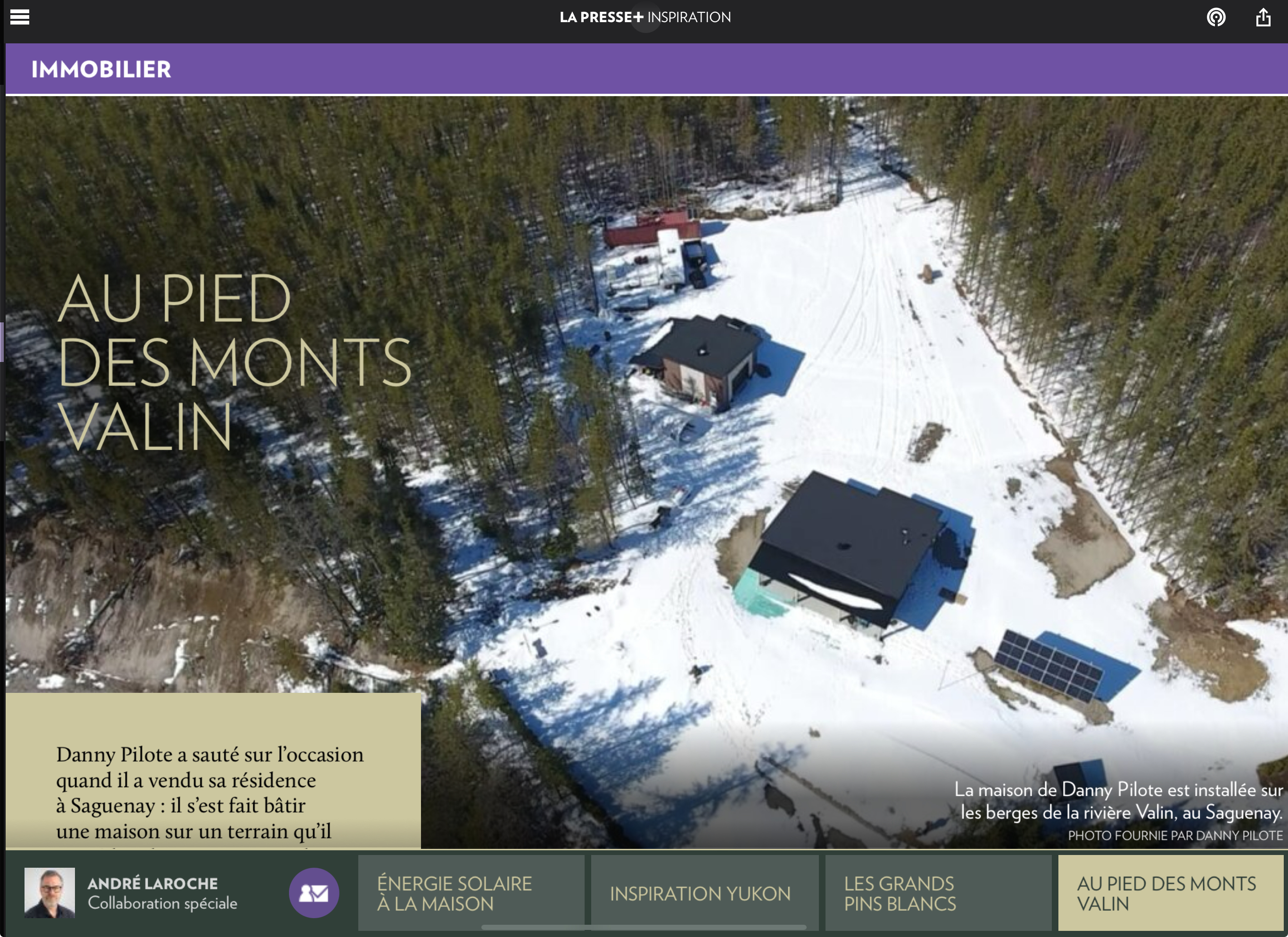 Article journal du Québec