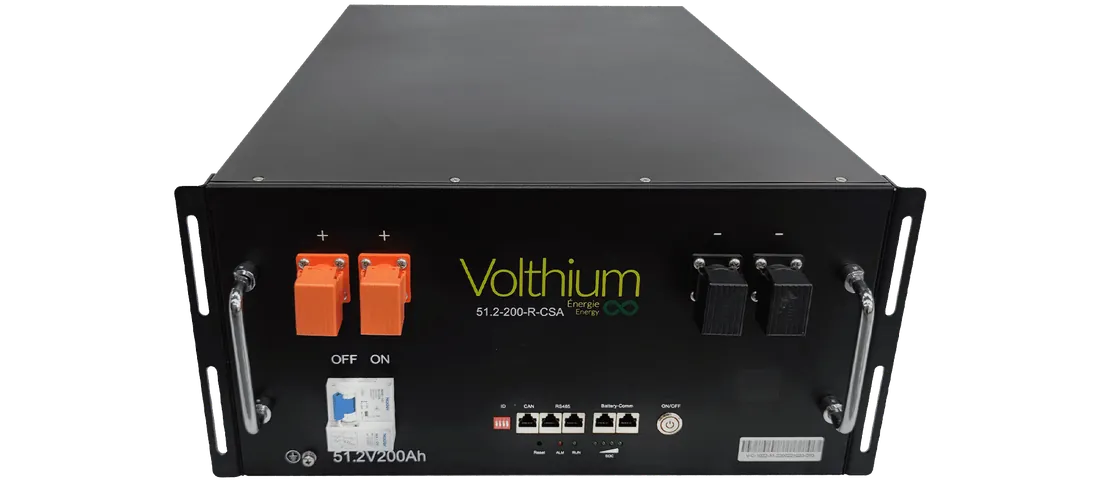 Détails connexions DC et BMS des batteries Volthium 51.2V