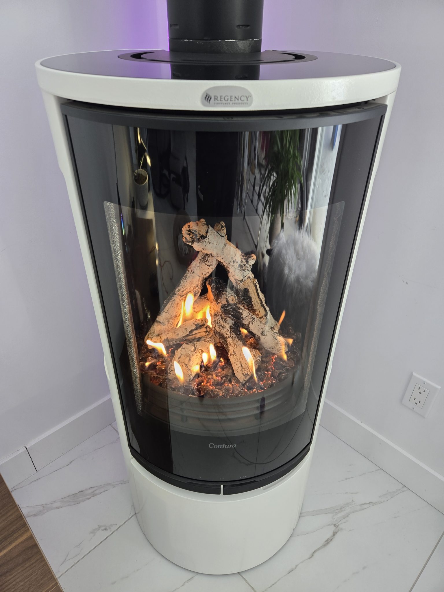 Vue détaillée du foyer Regency RC500E